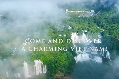 Imágenes que promocionan Vietnam como destino turístico en CNN a finales de 2024. (Fuente: TITC)