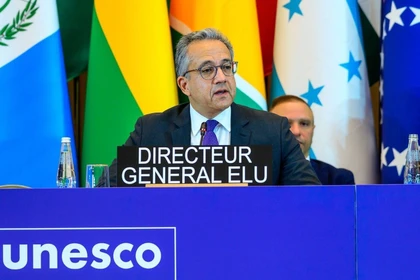 El director general de la UNESCO, Khaled El-Enany. (Fuente: VNA)