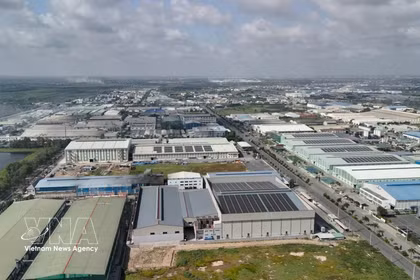 La provincia de Tay Ninh cuenta con 34 parques industriales en condiciones de recibir inversionistas. (Fuente: VNA)