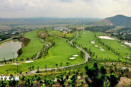 En un campo de golf en la provincia de Bac Ninh. (Fuente: VNA)