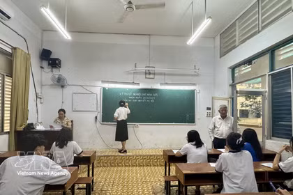 En una escuela en Ciudad Ho Chi Minh. (Fuente: VNA)