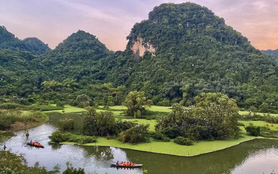 Thung Nham es conocido como el "hogar" ideal de diversas especies de aves residentes en el delta del Norte y de aves migratorias estacionales. (Fuente:VNA)
