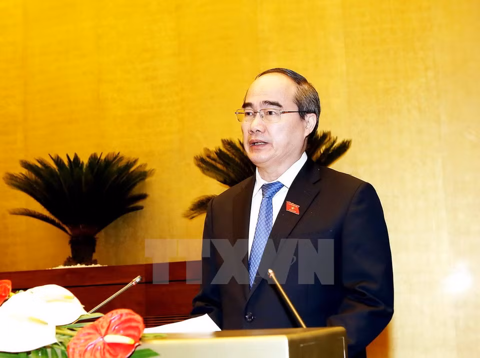 El miembro del Buró Político, Nguyen Thien Nhan (Fuente: VNA)