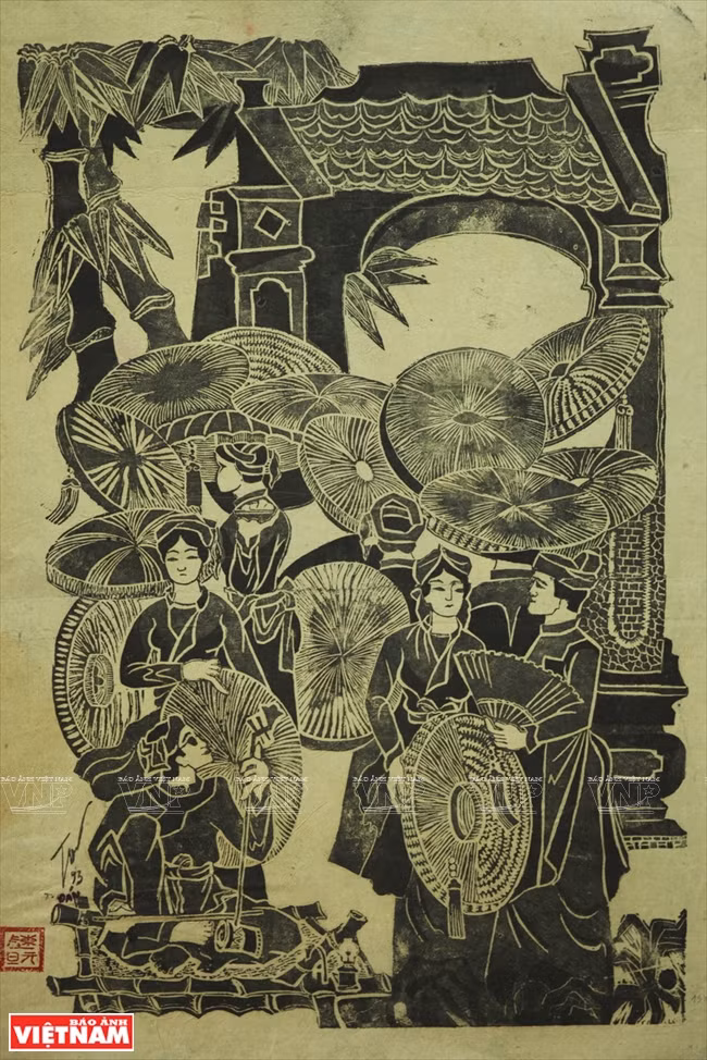 Imagen familiar de las fiestas primaverales de Quan Ho (Canto alternativo), patrimonio cultural de la humanidad.