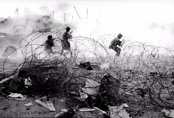 El Ejército de Liberación luchó en la antigua ciudadela de Quang Tri en 1971. (Foto: VNA)