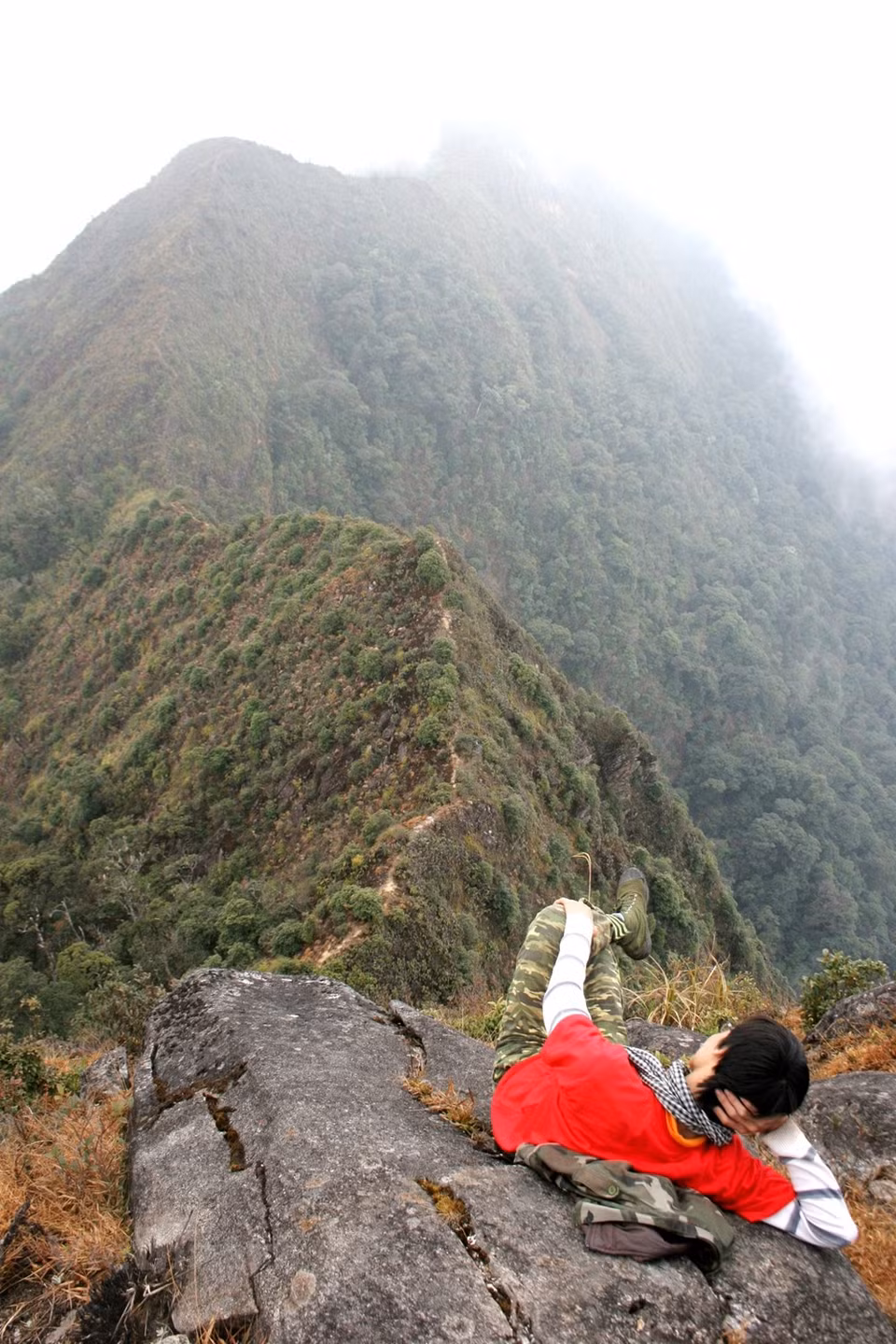 Descansa en las nubes antes de bajar (Foto: Vietnam +)