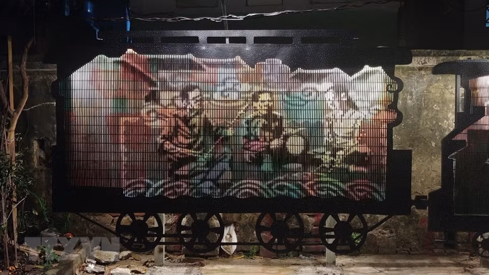 Obra del artista Pham Khac Quang (Foto: VNA)