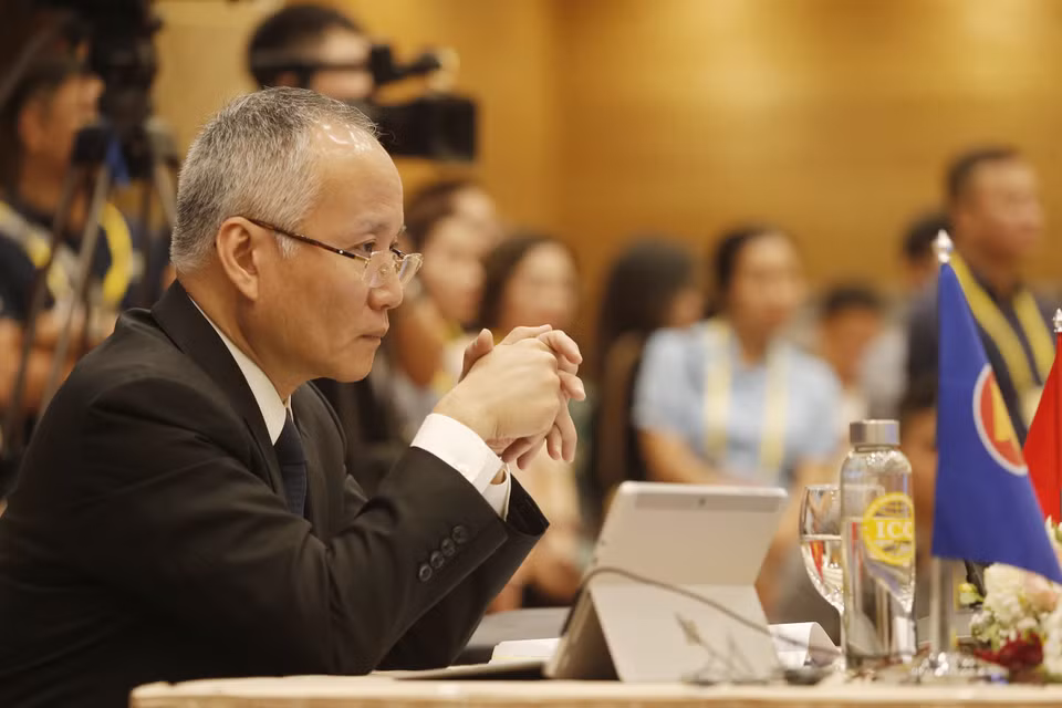 El viceministro de Industria y Comercio de Vietnam, Tran Quoc Khanh, asistió a la reunión. (Foto: VNA)