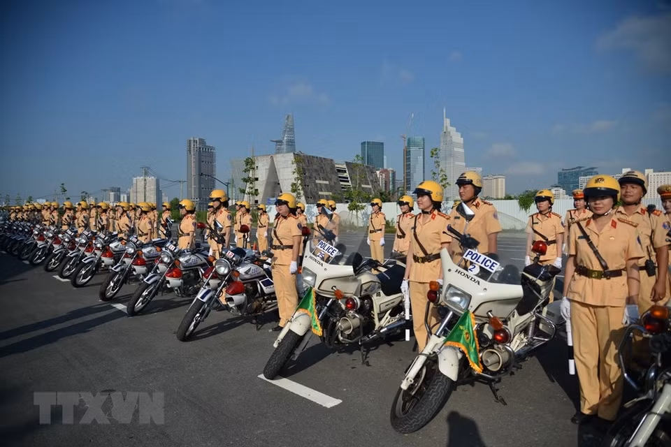 El equipo servirá para acompañar a las delegaciones de alto nivel en los importantes eventos de Ciudad Ho Chi Minh en el futuro.