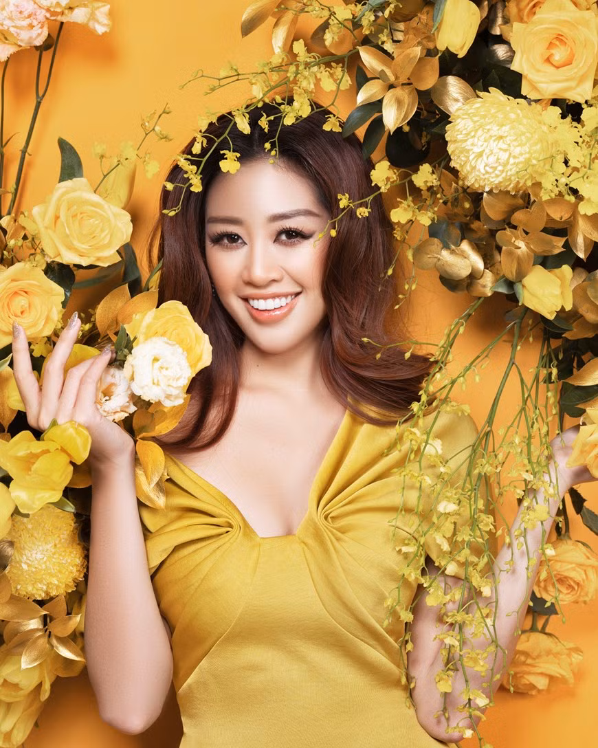 La reina de belleza de Vietnam Nguyen Tran Khanh Van presume su encanto (Fuente: Vietnam+)