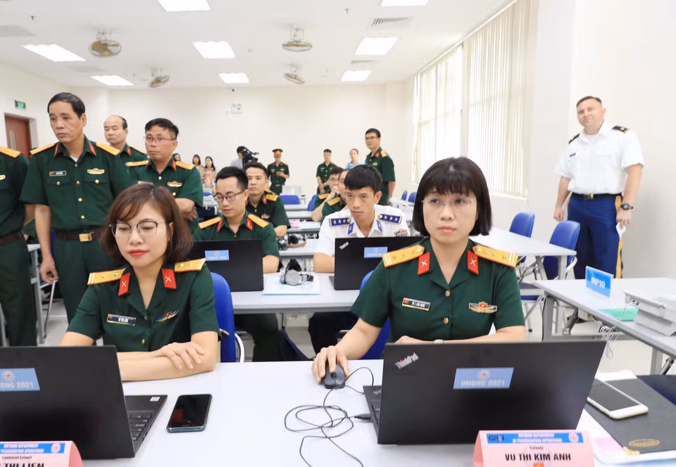 Los estudiantes vietnamitas. Foto: VNA
