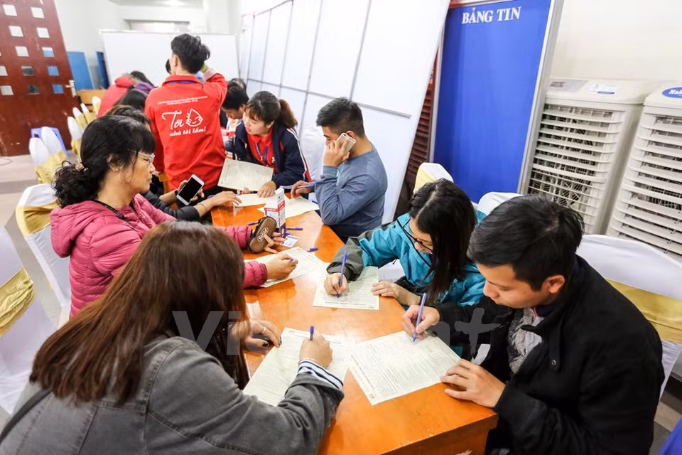 El Instituto necesita un promedio diario de mil 500 unidades de sangre para unos 180 pacientes en Hanoi y la región norteña.