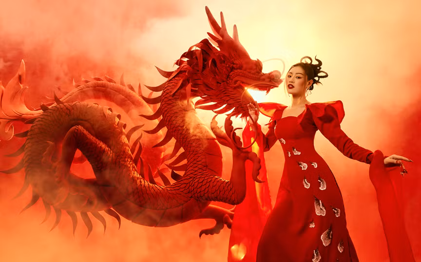 Durante generaciones, la imagen del Dragón se ha asociado con la cultura espiritual vietnamita. El Dragón también representa el poder, la suerte y la prosperidad (Foto: Vietnam+)