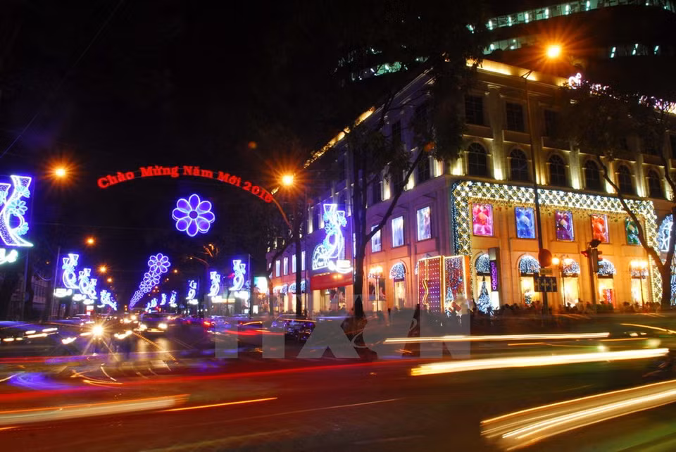 Calles de Ciudad Ho Chi Minh (Fuente: VNA)