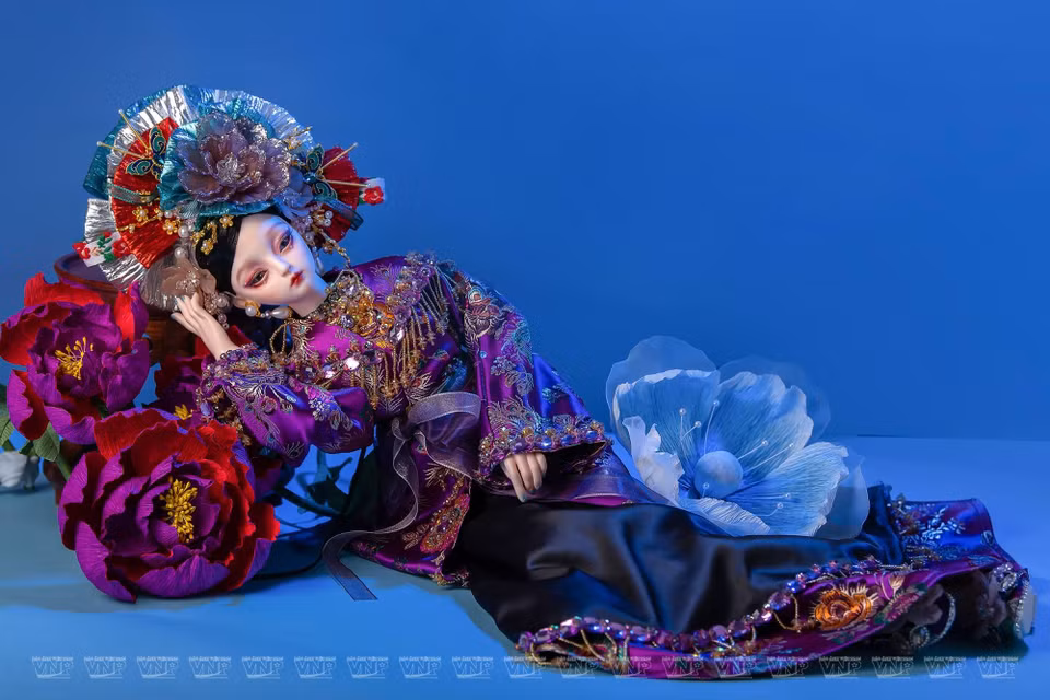 Traje de muñeca que representa a una de las diosas madres (Fuente: VNA)