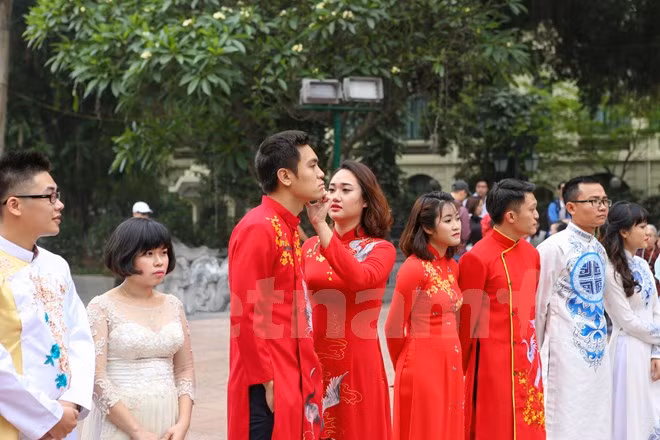 Similares actos tuvieron lugar en otras partes de Vietnam (Fuente: VNA)+