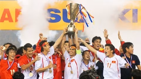 La selección de fútbol vietnamita ganó la Copa del Sudeste Asiático (AFF Cup) en 2008 (Fuente: VNA)