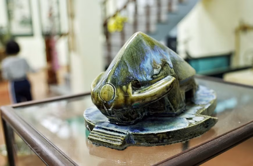 La colección en material cerámico del artista Tran Nam Tuoc (Fuente: Vietnam+)