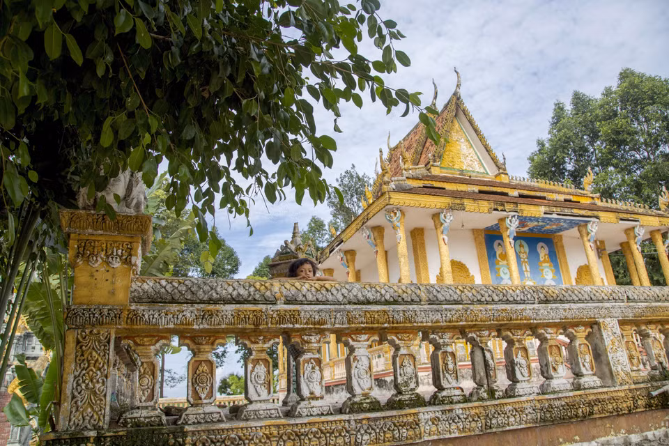 La Pagoda Kiri Sattray Menchey es comúnmente conocida como Pagoda Ka Ot. (Foto: VNA)