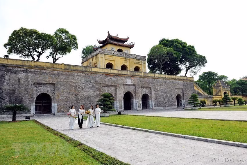 Doan Mon es la principal puerta en el sur de la Ciudadela Imperial de Thang Long, construida en la dinastía Le y remodelada en la dinastía Nguyen. (Foto: VNA)