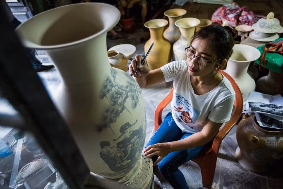 Bat Trang es también uno de los conocidos destinos turísticos de Hanoi. (Fuente: VNA)