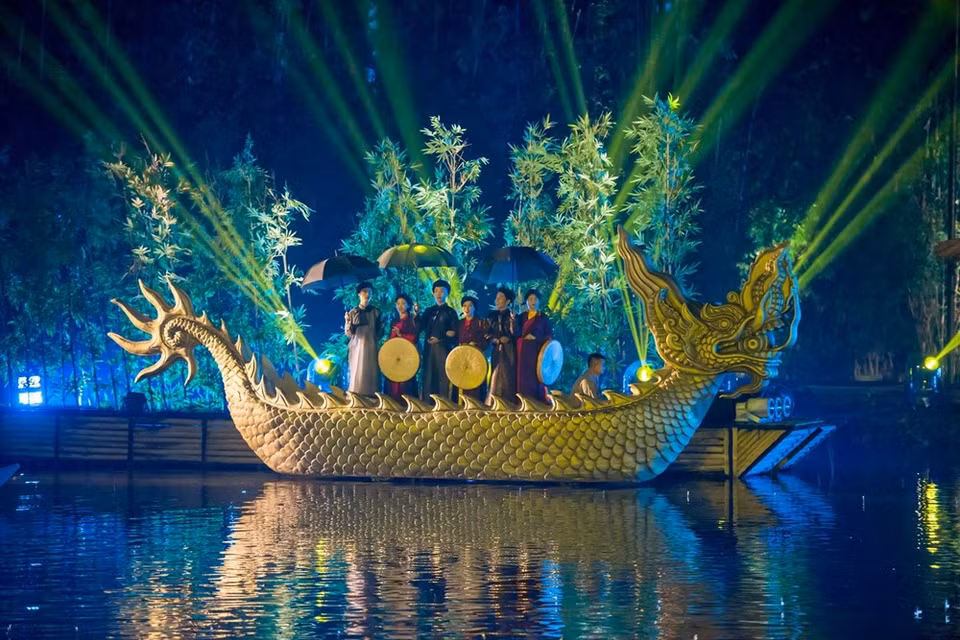 El teatro combina entre los elementos folclóricos tradicionales y artes modernas creativos. (Fuente: CTV/VNA)