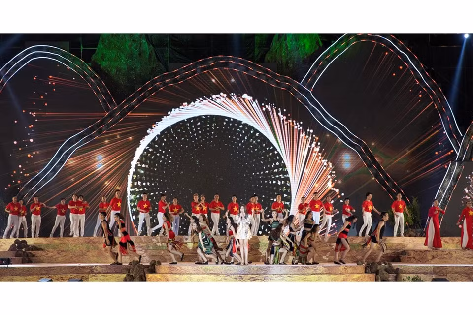 Impresionante escenario en el Festival del Café en Buon Ma Thuot. (Foto: VNA)