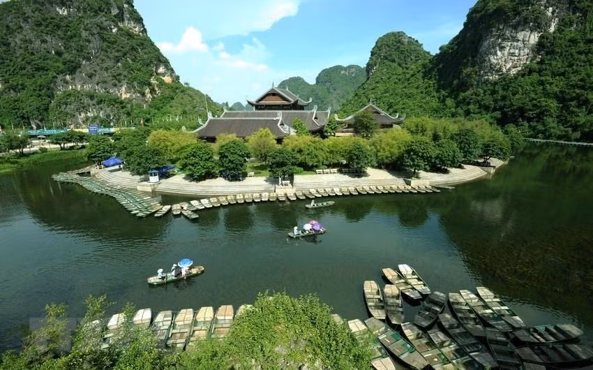 El complejo Trang An fue reconocido como Patrimonio Cultural y Natural de la Humanidad por la UNESCO en 2014 (Foto: VNA)