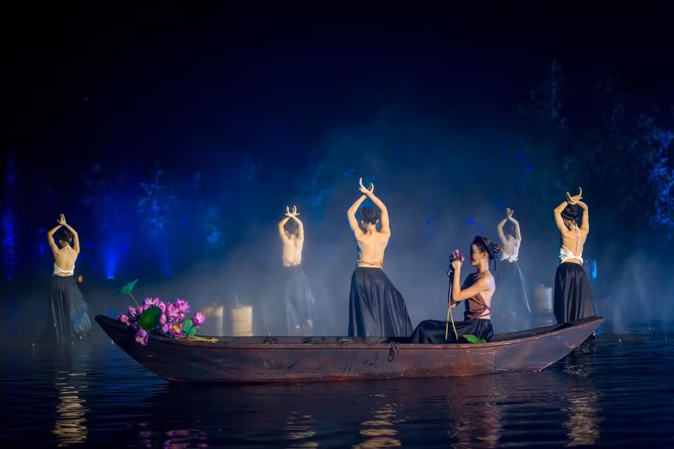 El teatro combina entre los elementos folclóricos tradicionales y artes modernas creativos. (Fuente: CTV/VNA)