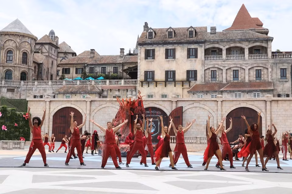 Presentación artística en la Fiesta Danzas del Sol. (Fuente: VNA)