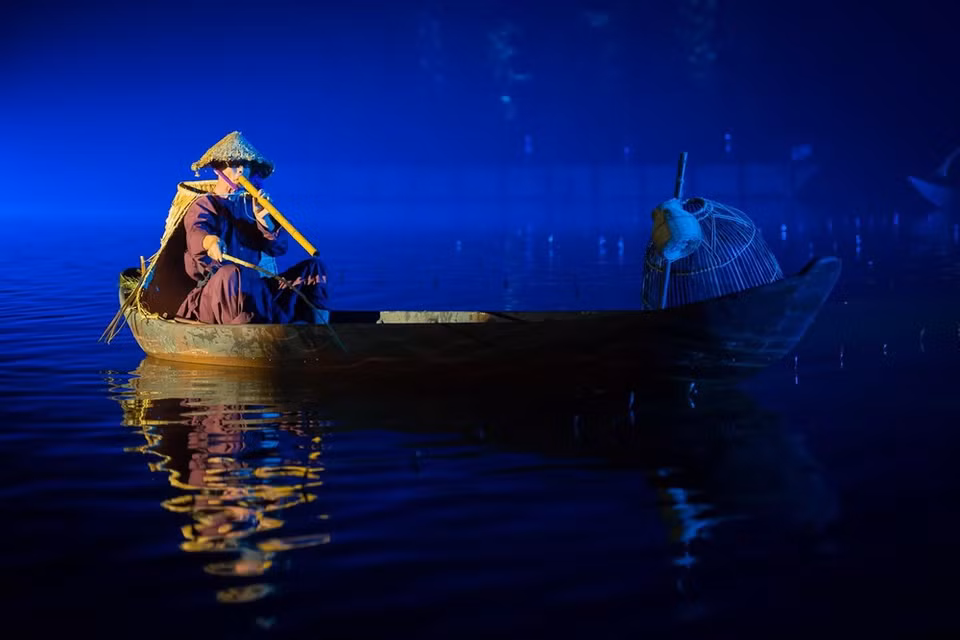 El teatro combina entre los elementos folclóricos tradicionales y artes modernas creativos. (Fuente: CTV/VNA)