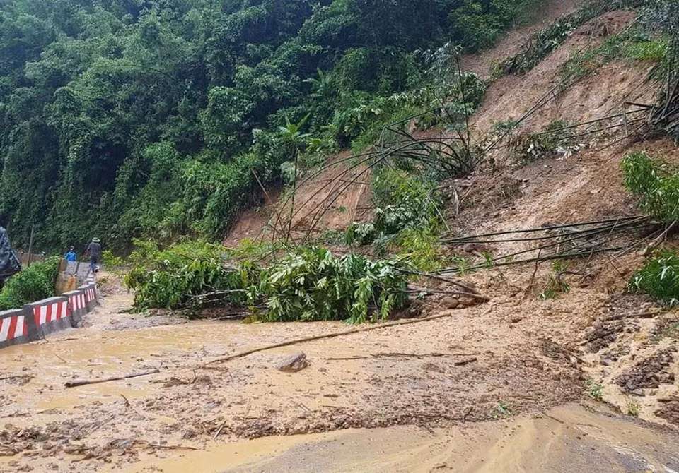 Provincia central de Thanh Hoa tras el paso del tifón Wipha. (Foto: VNA)