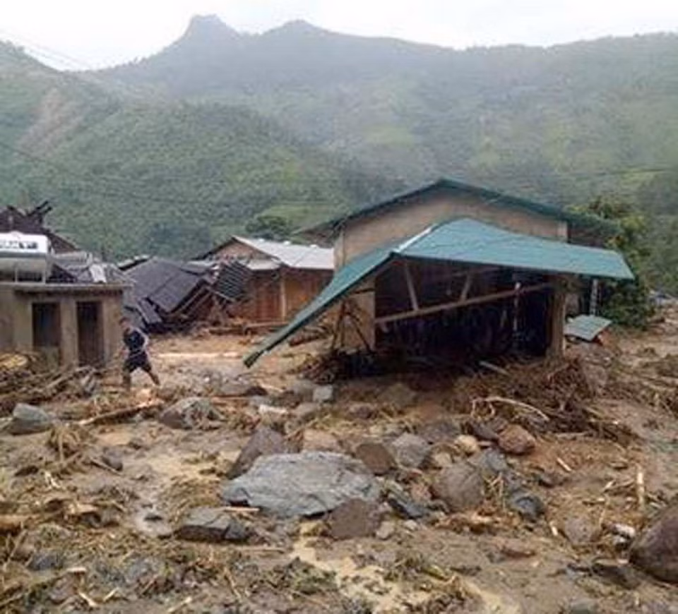 Provincia central de Thanh Hoa tras el paso del tifón Wipha. (Foto: VNA)