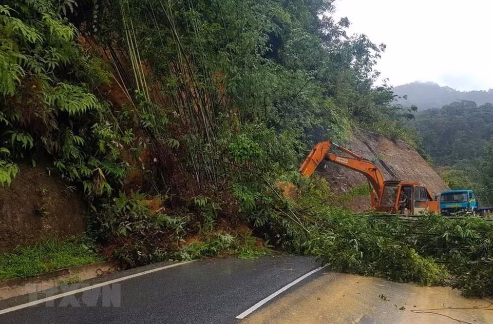 Provincia central de Thanh Hoa tras el paso del tifón Wipha. (Foto: VNA)
