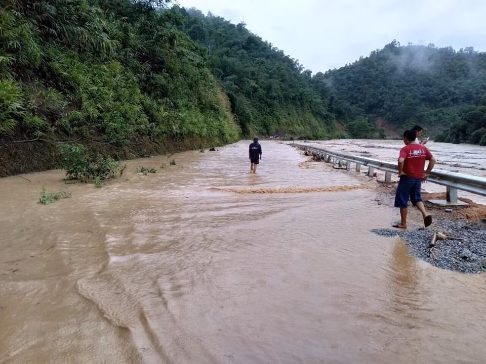 Provincia central de Thanh Hoa tras el paso del tifón Wipha. (Foto: VNA)