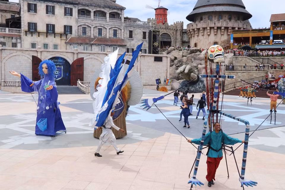 Presentación artística en la Fiesta Danzas del Sol. (Fuente: VNA)