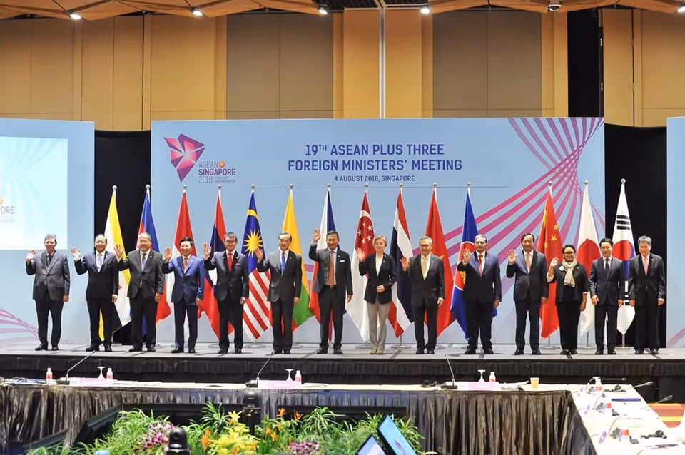 La 19 Reunión de Ministros de Asuntos Exteriores de ASEAN+3 también se celebró el 4 de agosto (Fuente: VNA)