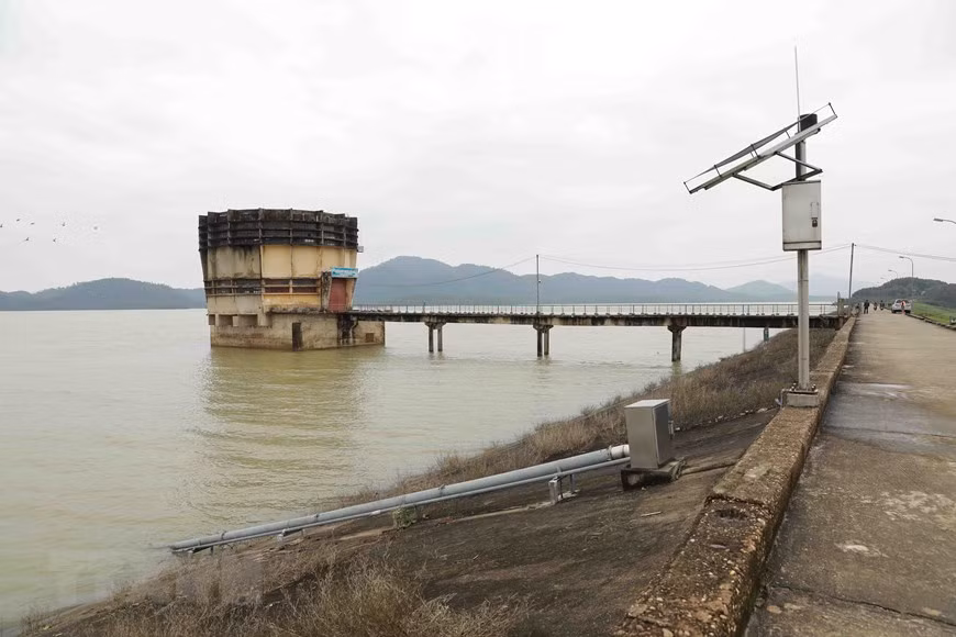Los niveles de agua en el embalse Ke Go se sitúan en alrededor de 31,85 metros, equivalentes a 326 millones de metros cúbicos (Fuente: VNA)