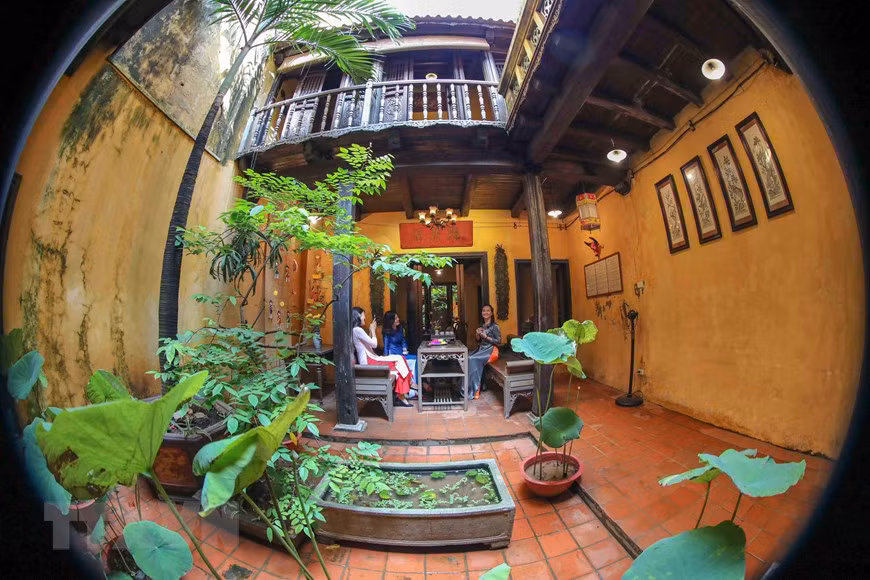 El espacio en el primer piso de la vivienda (Fuente: VNA)