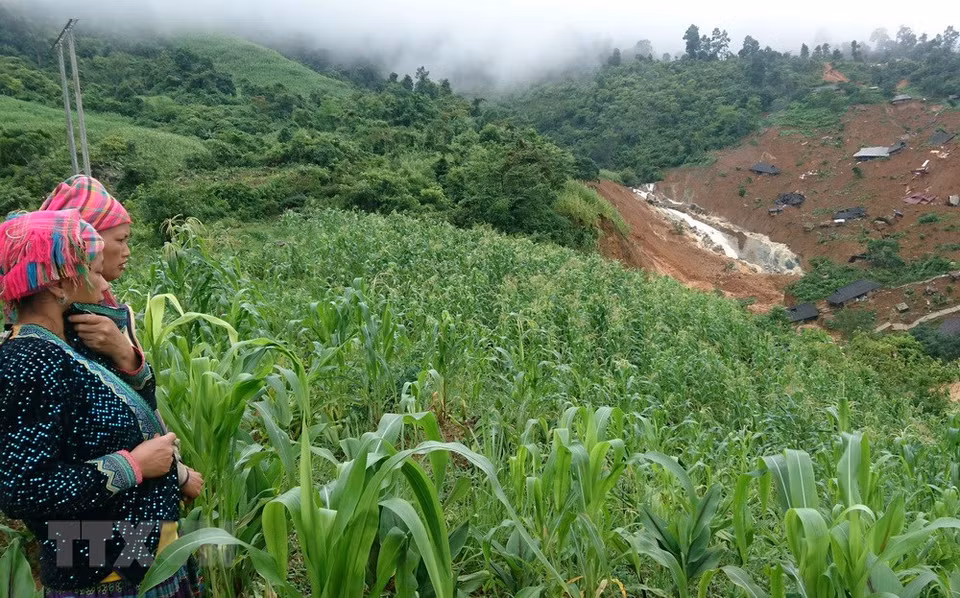 Pobladores de San Tung sufren severas pérdidas por las inundaciones (Fuente: VNA)