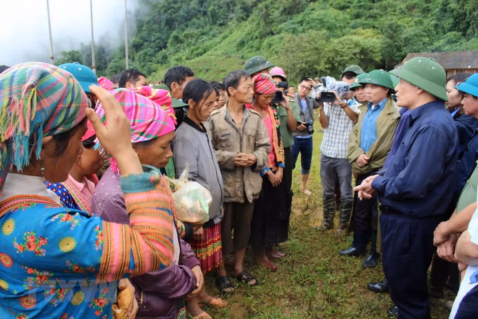 Pobladores de San Tung sufren severas pérdidas por las inundaciones (Fuente: VNA)