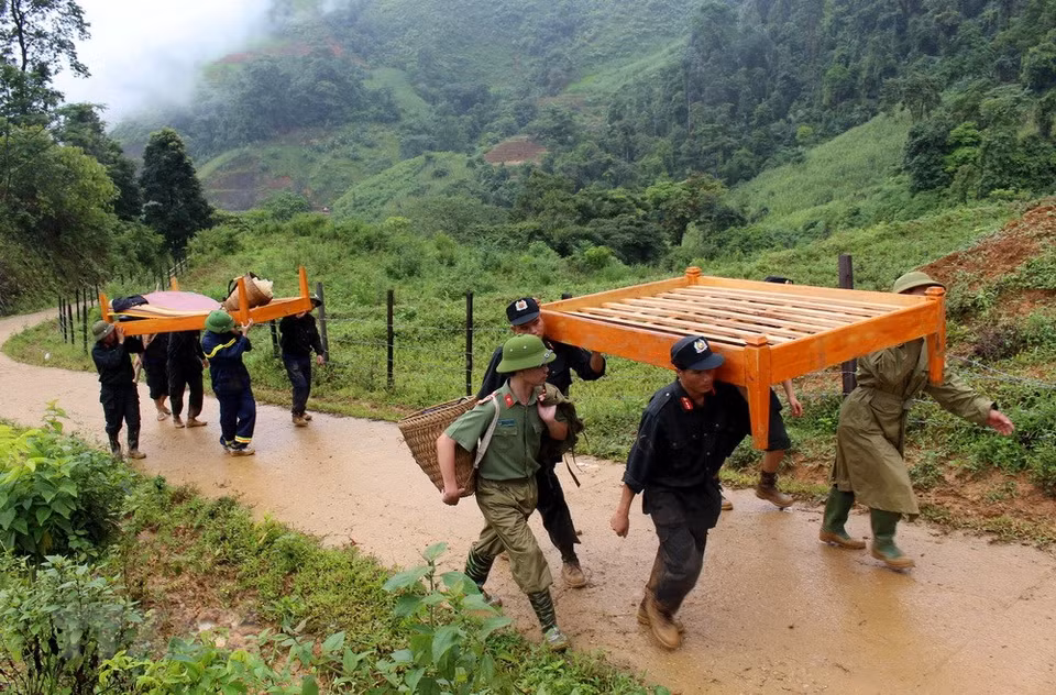 Pobladores de San Tung sufren severas pérdidas por las inundaciones (Fuente: VNA)