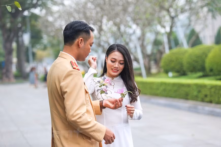 Las flores de bauhinia (Foto: Vietnamplus)