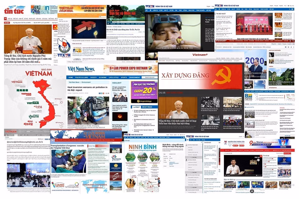 Las unidades de información y publicación de prensa de la VNA han renovado fuertemente el contenido y la forma de presentación para cumplir el papel de principal agencia nacional para información al exterior. (Foto: VNA)