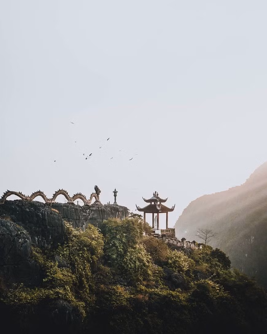 Monte Ngoa Long, desde donde se puede obtener el panorama de la región Tam Coc. Es apodada la Gran Muralla de Vietnam. (Foto: Vietnam+)