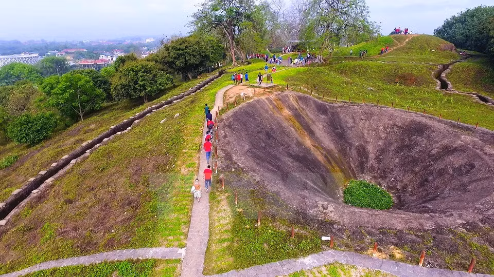 La colina A1 en la zona de reliquias nacionales especial del campo de batalla Dien Bien Phu (Fuente: VNA)
