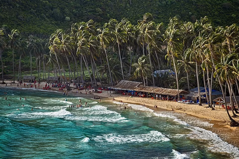 La playa Men, en la isla de Nam Du (Fuente: VNA)