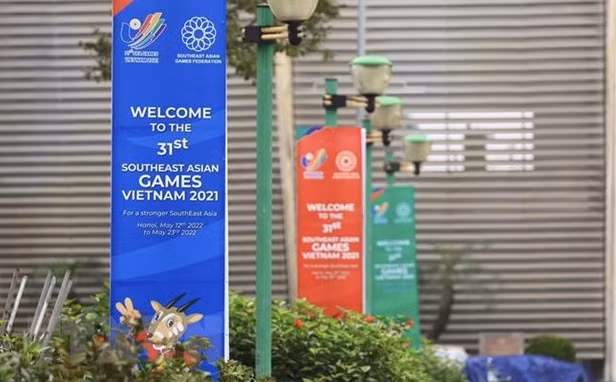 Póster de propaganda de los SEA Games 31. (Fuente: VNA)