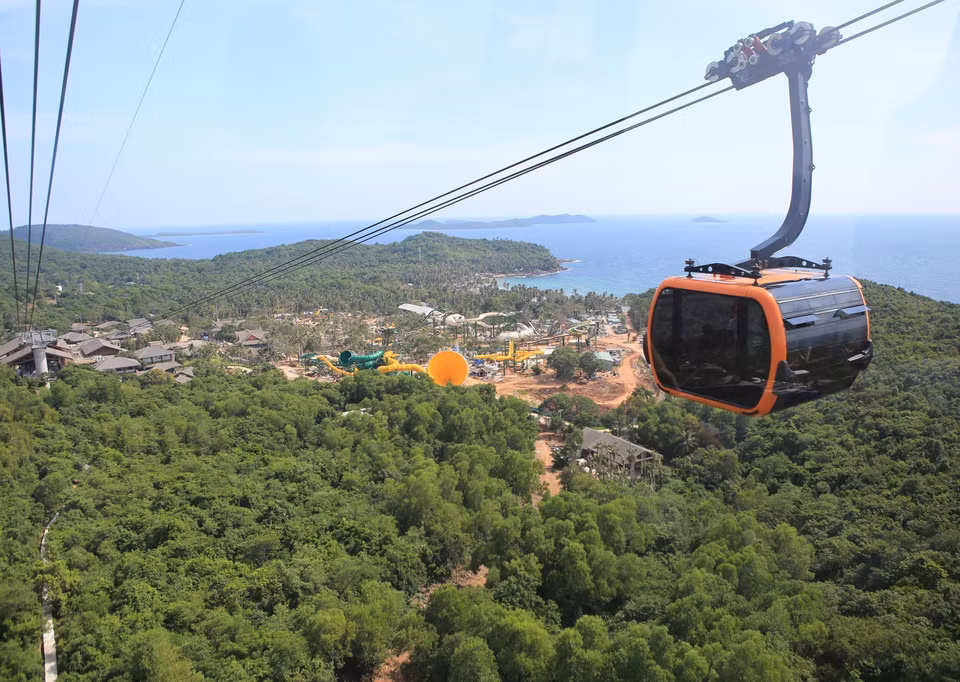 Se está construyendo un parque de atracciones en la isla Hon Thom. (Foto: VNA)