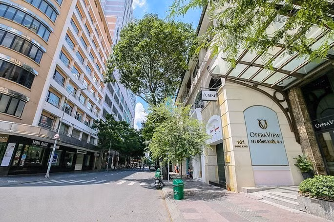Las calles del centro de Ciudad Ho Chi Minh se muestran desiertas. (Fuente: VNA)